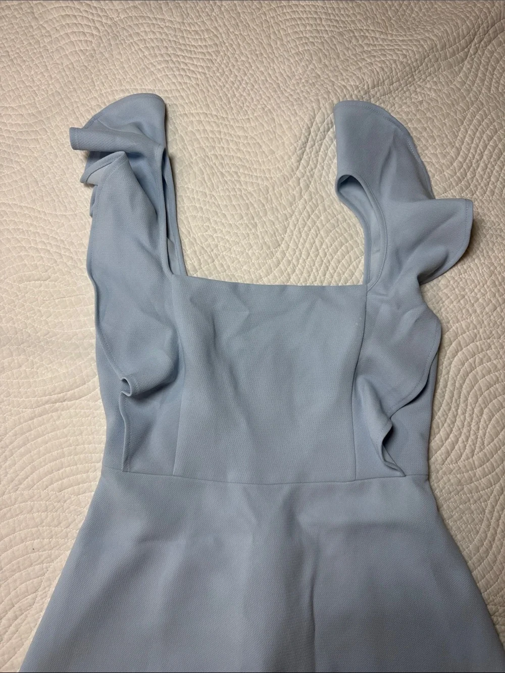 BCBGeneration Baby Blue Ruffle Mini Dress - Picture 5 of 12